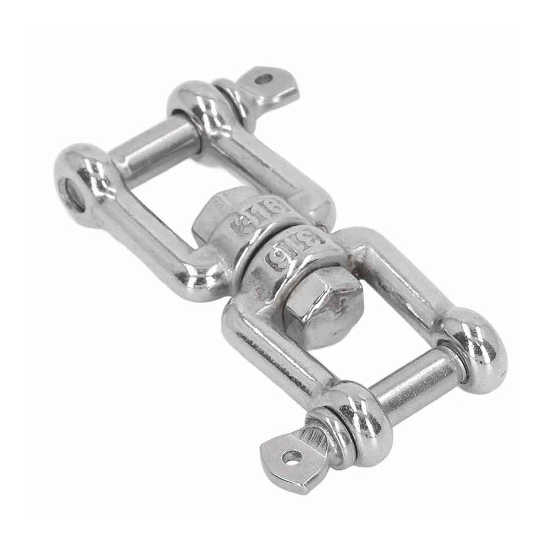 Girella Inox AISI316 grillo/grillo 13x26mm