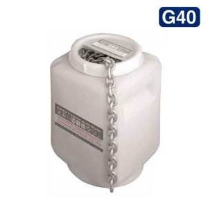 Catena calibrata Salpa Ancore acciaio zincato G40 8mm 50m