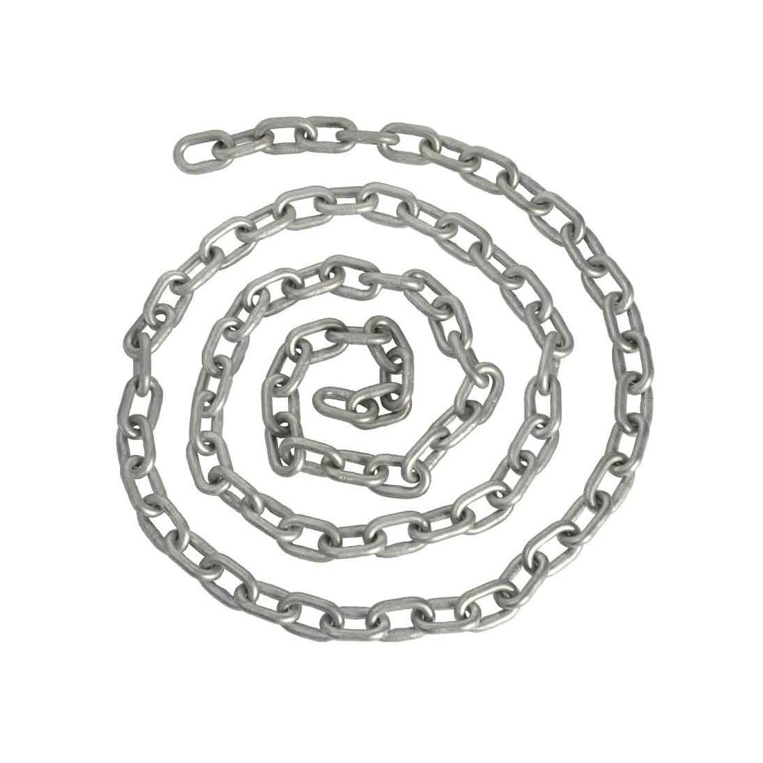 Catena calibrata acciaio zincato 8mm v/m per salpa ancore