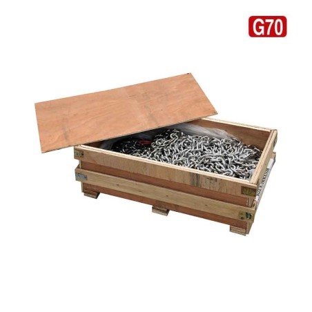 Catena calibrata zincata DIN766 Grado 70 OSC-G7 8mm 100m
