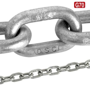 Catena calibrata zincata DIN766 Grado 70 OSC-G7 8mm 100m