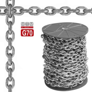 Catena calibrata Salpa Ancore in acciaio zincato G70 8mm 30m