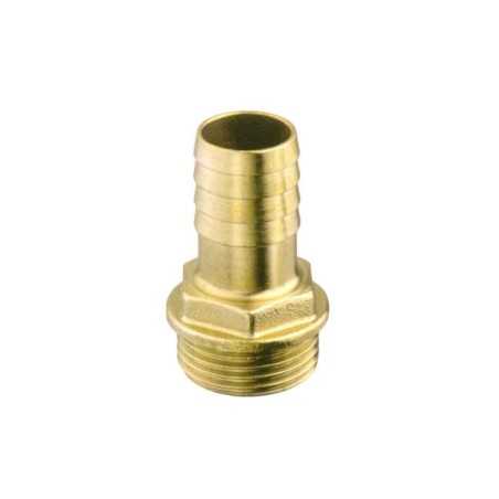 Portagomma maschio 20mm ottone Filetto 1 pollice