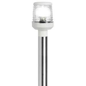 Asta Luminosa Retrattile in acciaio inox con fanalino a 360° 60cm OS25001943-0%