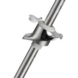 Asta Classic 360° Retrattile Inox 115x60cm Bianco