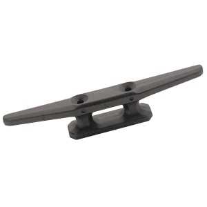 Bitta Flat 175mm in nylon nero con asse sagomato piatto