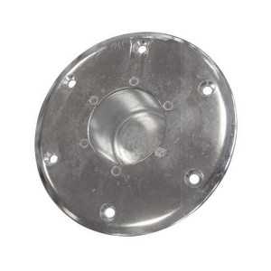 Base alluminio da incasso 157mm per gamba tavolo 60mm