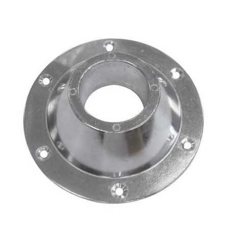 Base alluminio conico 166mm per gamba tavolo 60mm