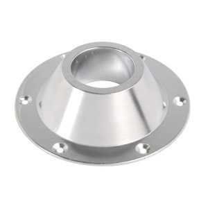 Base alluminio conico 166mm per gamba tavolo 60mm