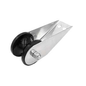 Stainless Steel bow roller 162/101mm with sheave 50mm