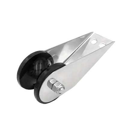 Stainless Steel bow roller 162/101mm with sheave 50mm