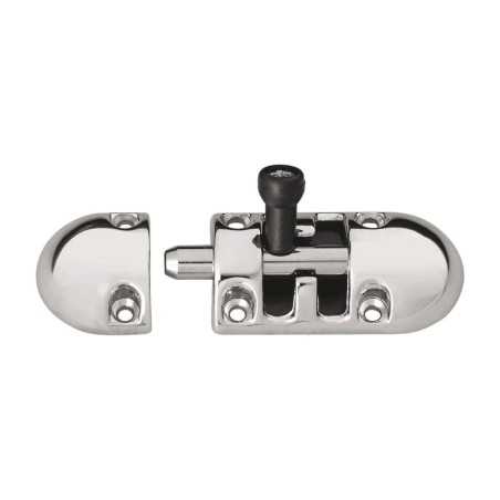 Chrome-plated brass deadbolt lock 85x30mm