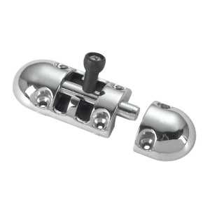 Chrome-plated brass deadbolt lock 85x30mm