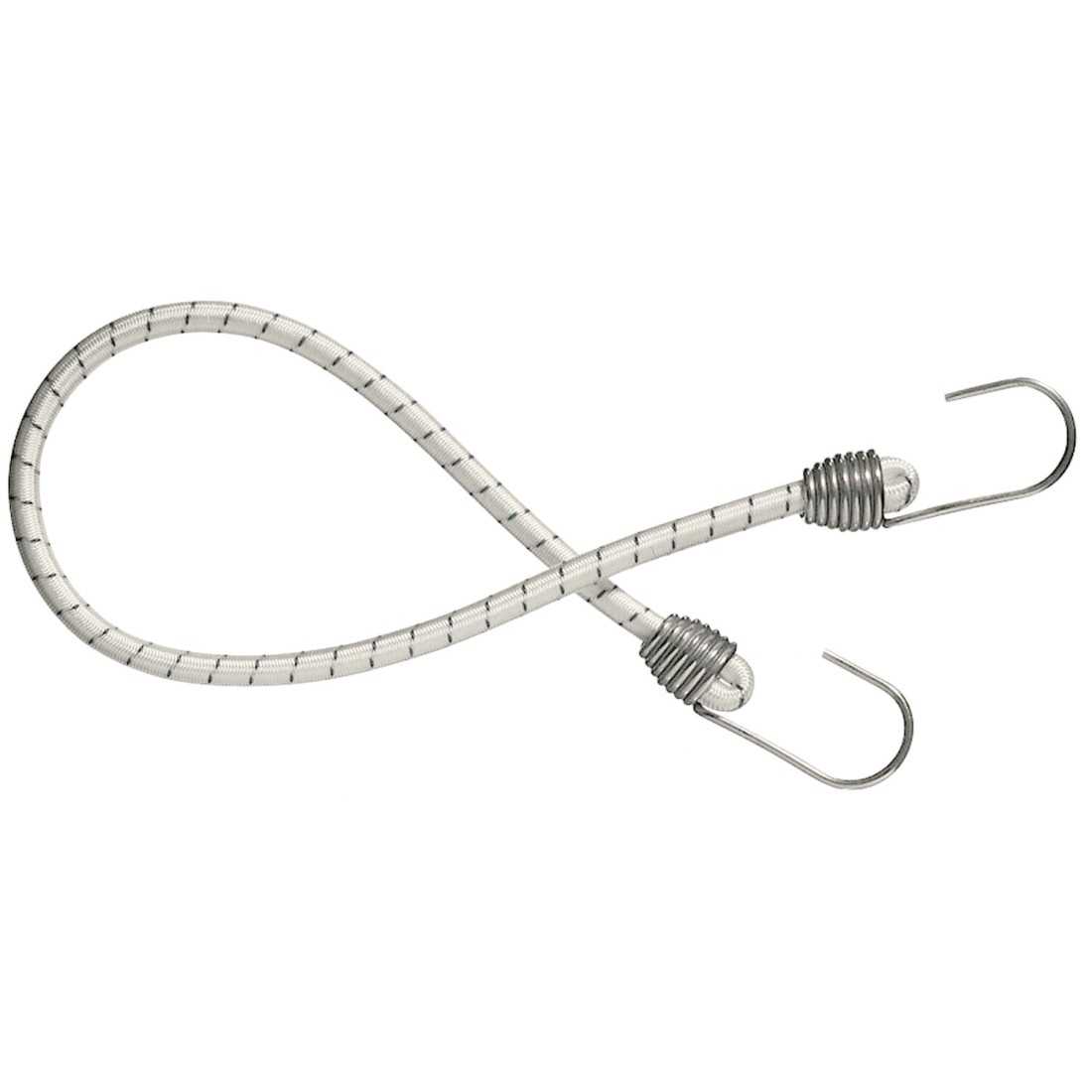 Stainless Steel Shock Cord with 2 Hooks 8x500mm