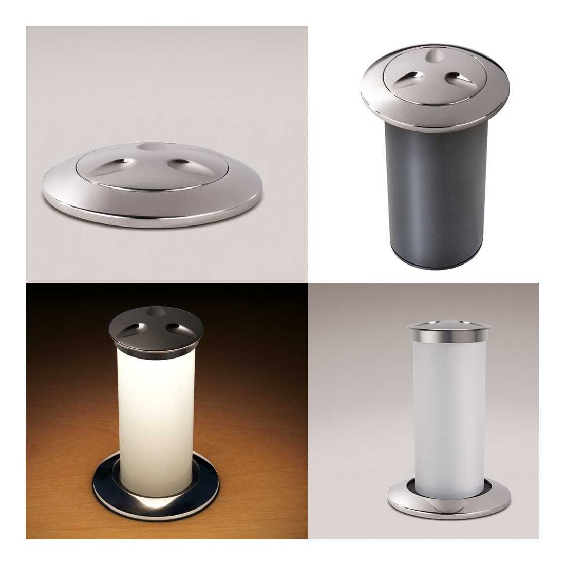 Quick Lampada LED Retrattile Secret Light 6W 10-30V Inox Banco Naturale