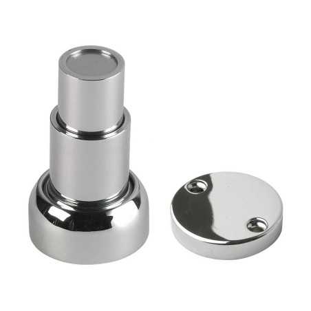 Magnetic Chromed brass door holder 39x70mm