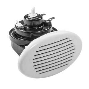 White 12V 8A 130dB Electric Flush-Mounted horn