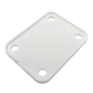 Rectangular underplates made of white polyethylene designed for moulded pulpit sockets D.63,8 49