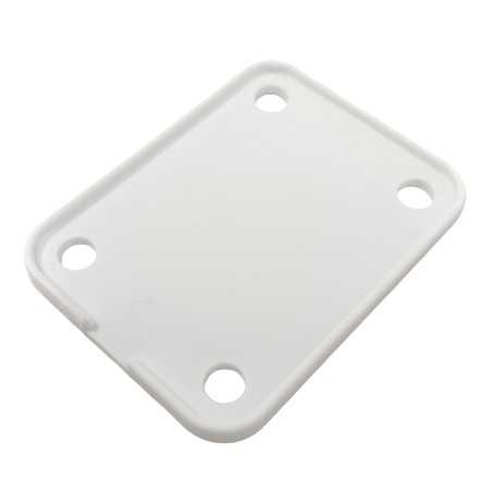 Rectangular underplates made of white polyethylene designed for moulded pulpit sockets D.63,8 49