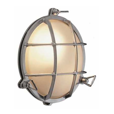 Lampada stagna in ottone cromato 155mm E14 40W 220V N50326501221