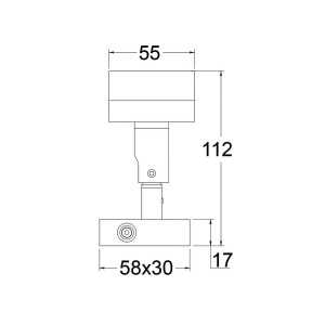 Laguna LED spotlight 12/24V 3W White light 3000K OS1343915