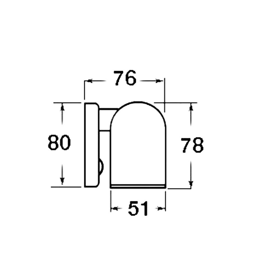 Faretto LED BATSYSTEM Tube 8/30V 2,4W Bianca 3000K OS1386812