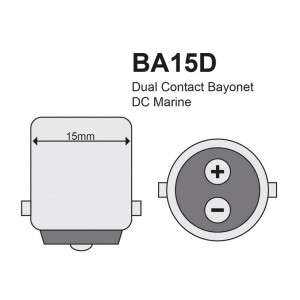 Lampadina 48 LED BA15D 12/24V 2,5W 3000k 13x40 200Lm N50227502217-10%