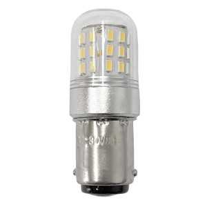 10-30V BA15D 3W LED Bulb Warm White 3000K