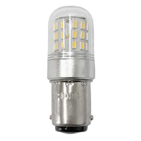 10-30V BA15D 3W LED Bulb Warm White 3000K