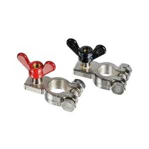 Pair of bronze battery clips N51420001131