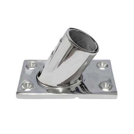 AISI 316 stainless steel 60° rectangular base 25mm