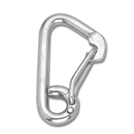 Stainless Steel AISI 316 Spring Snap Hook 10x100mm