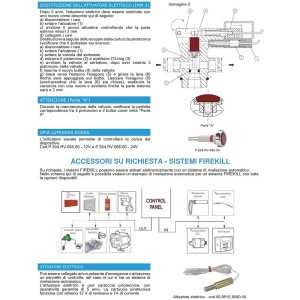 Firekill 12Kg Automatic Powder Extinguisher Kit RINA ISO 9094 EC