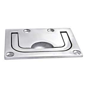 Alzapagliolo Inox 55x77mm microfuso e lucidato a specchio