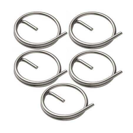 Blister 5Pz Anellini di sicurezza Inox con gambetto anti sfilamento Ø25x1.8mm N120882800051-40%