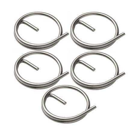 Blister 5Pz Anellini di sicurezza Inox con gambetto anti sfilamento Ø25x1.8mm N120882800051-40%