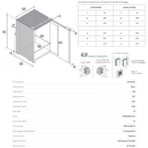 Vitrifrigo C110BT CHR HP Congelatore 108L Unità Esterna 12/24V Nero