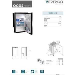 Vitrifrigo C85iX OCX2 Refrigerator-Freezer 85L 12/24V Internal unit