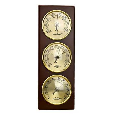 Termometro Barometro Igrometro 3in1 Stazione meteo a parete 32x11cm