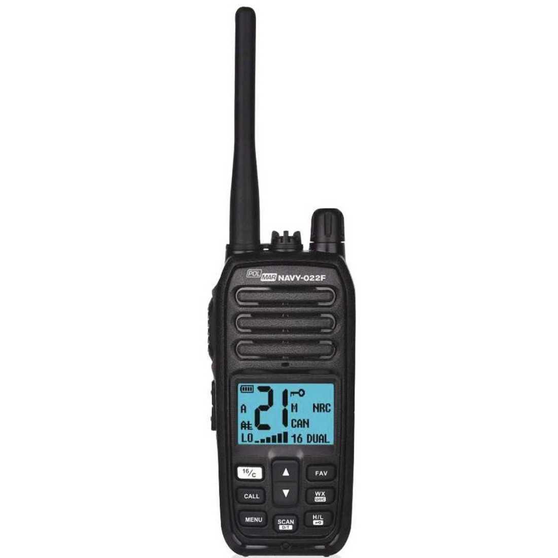 Polmar NAVY-022F 1000mW Portable Floating Marine VHF
