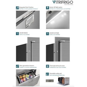 Vitrifrigo DW70 OCX2 BTX IM Congelatore a cassetto + IceMaker 75L 230V