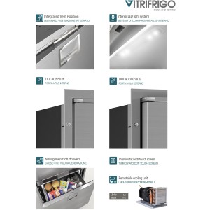 Vitrifrigo DW100 OCX2 BTX Congelatore a cassetto 95L 12-24V
