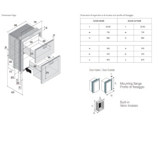 Vitrifrigo DW210 OCX2 BTX Congelatore a doppio cassetto 182L 12-24V