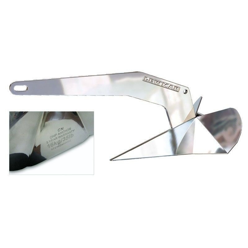 LEWMAR Delta DTX StainleStainless Steel Steel 316 Anchor 10kg OS0110610