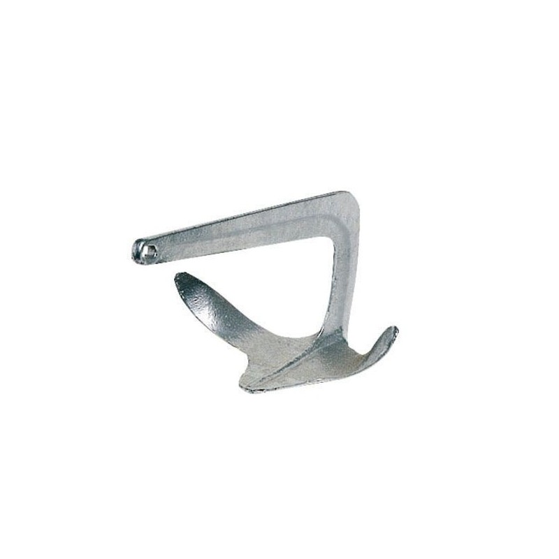Trefoil anchor in hot galvanised cast steel 75 kg N10701710043
