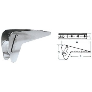 Musone in Inox per Ancore Bruce Trefoil max 10kg Puleggia in Nylon OS0134210-18%