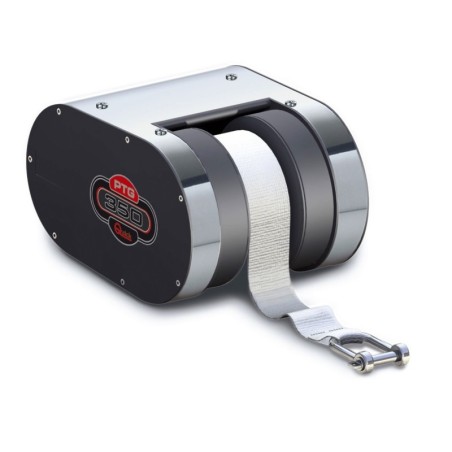 Quick Verricello PTG per tender 150W/12V - 350Lb - recupero fettuccia QPT350G-35%