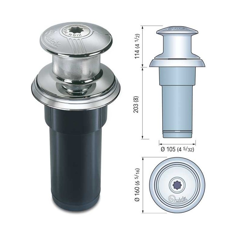 Quick Verricello da Tonneggio Totem 1100W 24V QTM1100G-35%