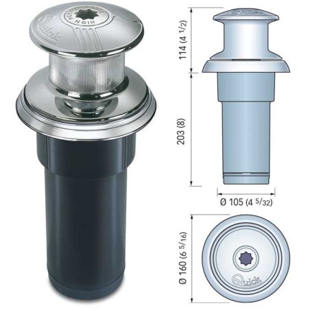 Quick Verricello da Tonneggio Totem 1100W 24V QTM1100G-35%