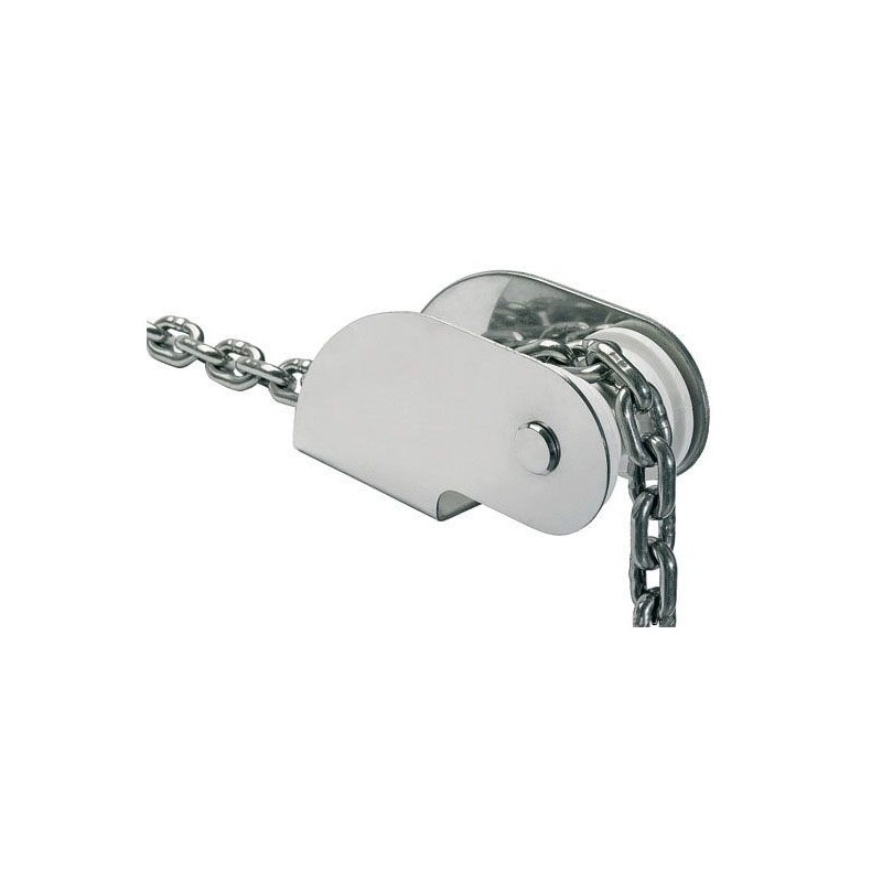 StainleStainless Steel Steel Bow Roller 270x54x80mm Nylon Pulley for Anchors max 10kg OS0133202